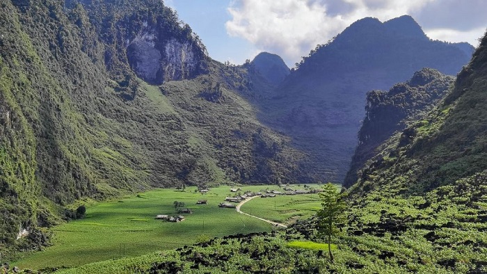 Lộ diện xã Lũng Hồ Hà Giang ngát xanh, thơ mộng như miền đất cổ tích 