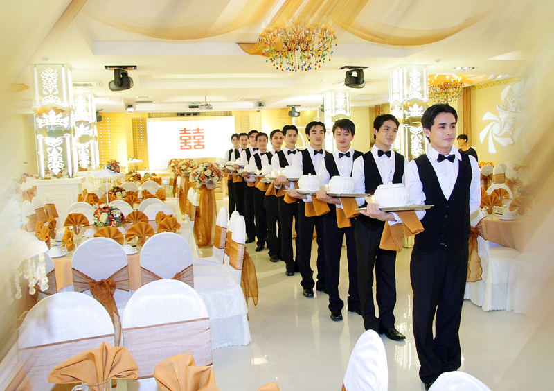 Quy trình phục vụ tiệc cưới trong nhà hàng