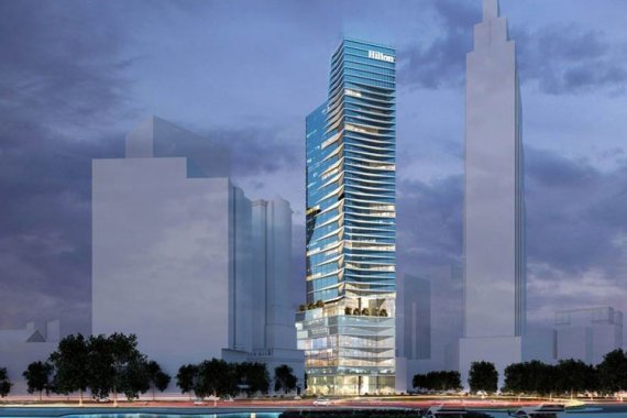 Dự án khách sạn Hilton Sài Gòn cao 34 tầng chưa có chứng nhận đầu tư